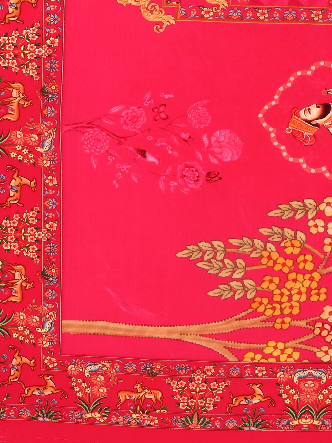 Neerus Pink rayon embellished suit set - detail view 6