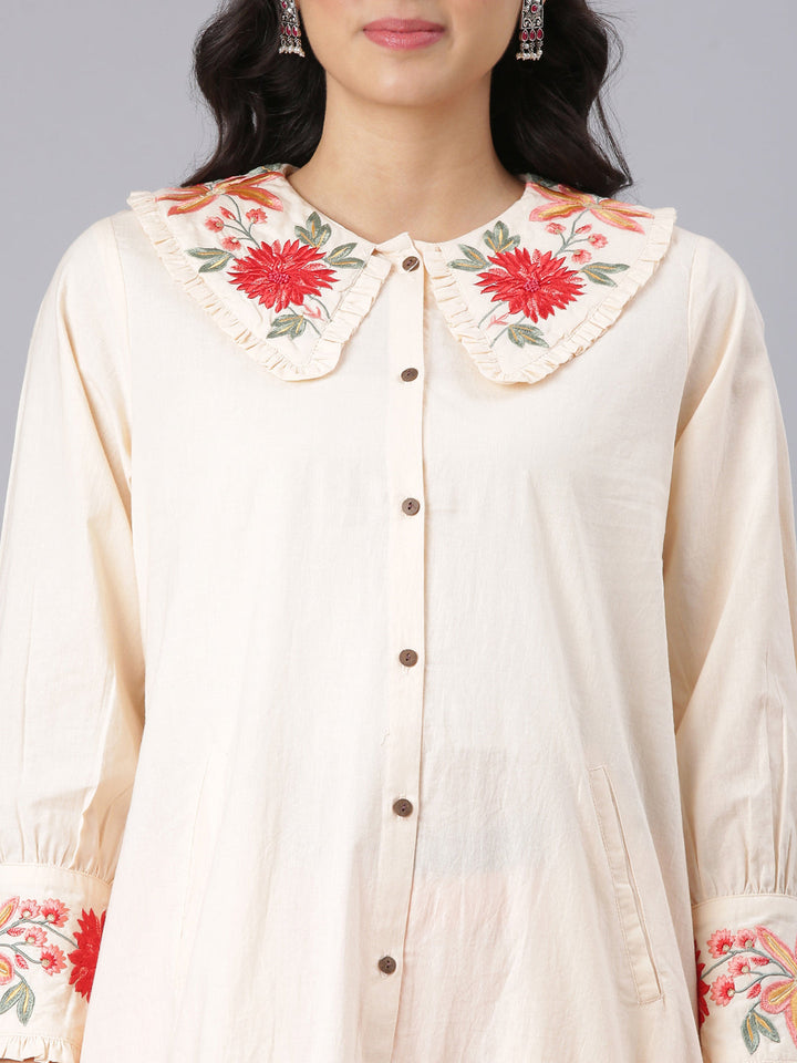 Neerus Pink Casual Solid Straight Kurtis