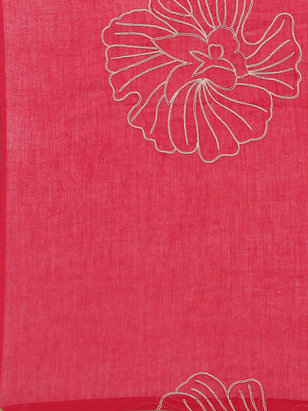 Neerus Pink rayon embroidered suit set - detail view 4