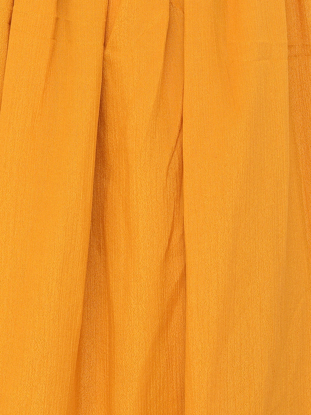 Neerus Yellow crepe embellished lehenga set - detail view 5
