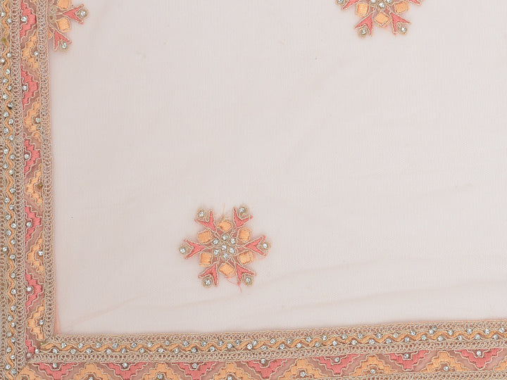 Neerus Pink net embellished lehenga choli - detail view 3
