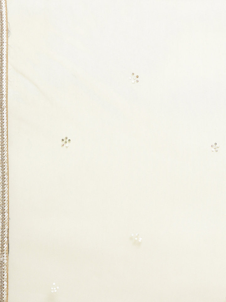 Neerus Green printed suit pant set - detail view 4