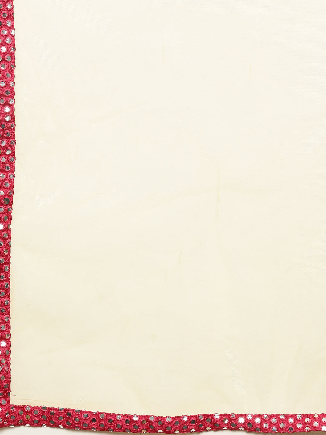 Neerus Pink georgette embellished lehenga set - back view