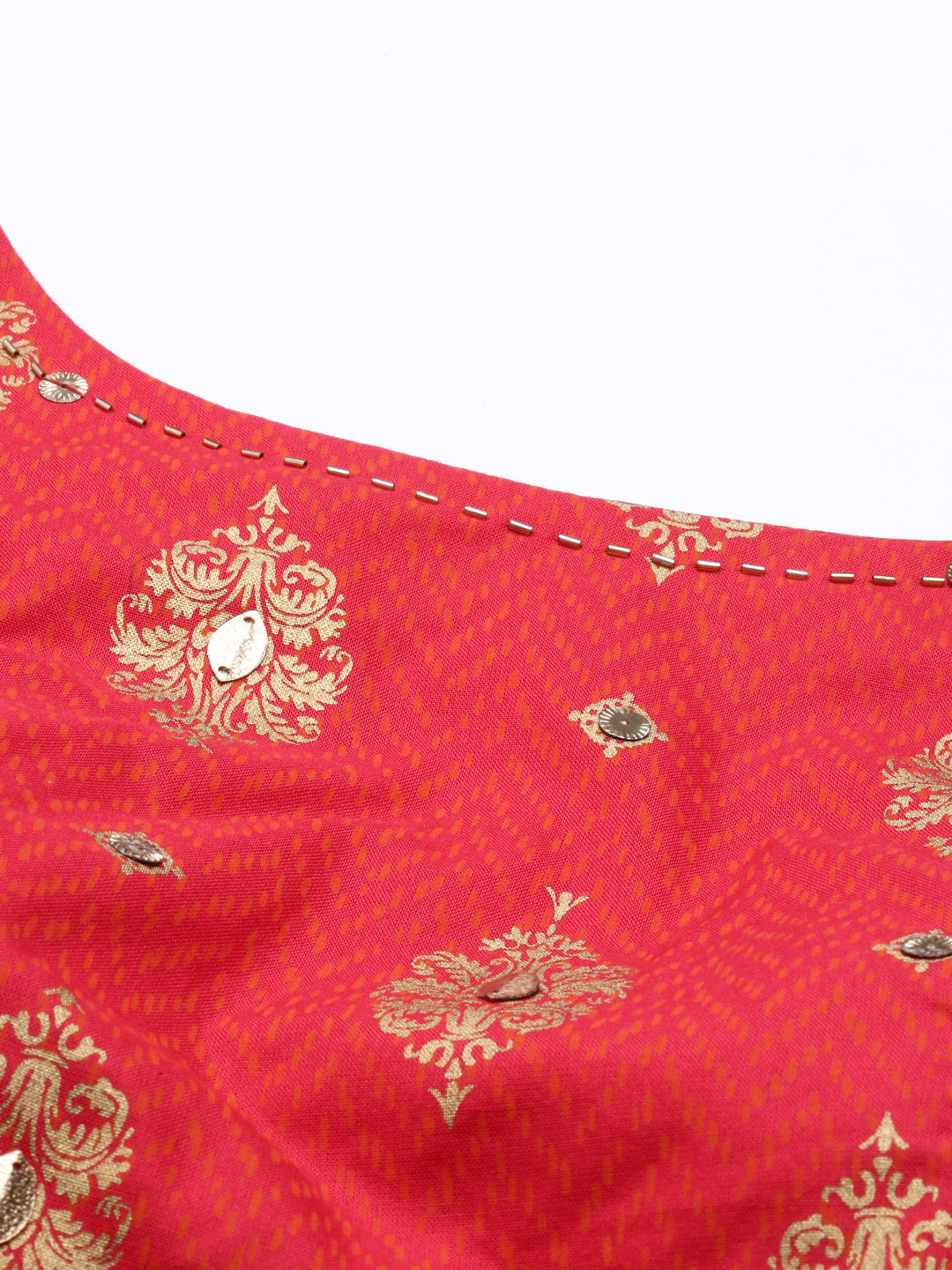 Neerus White rayon solid kurti crop top - detail view 5