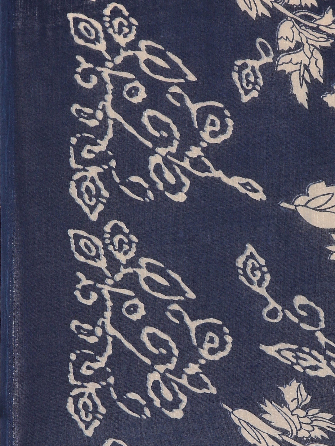 Neerus Blue modal digital printed suit set - detail view 5