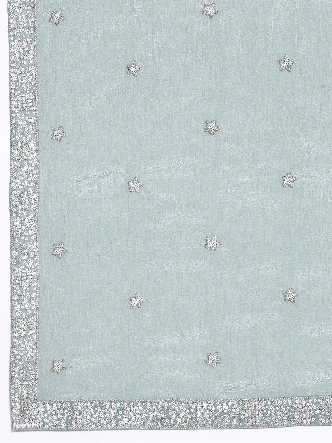 Neerus Blue modal embroidered suit set - detail view 4