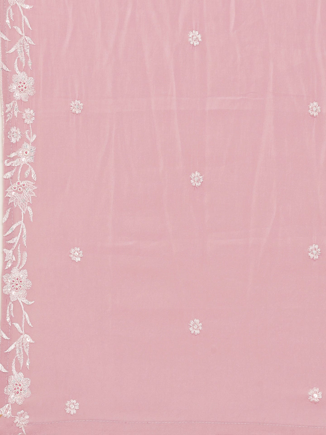 Neerus Pink modal embroidered suit set - detail view 4