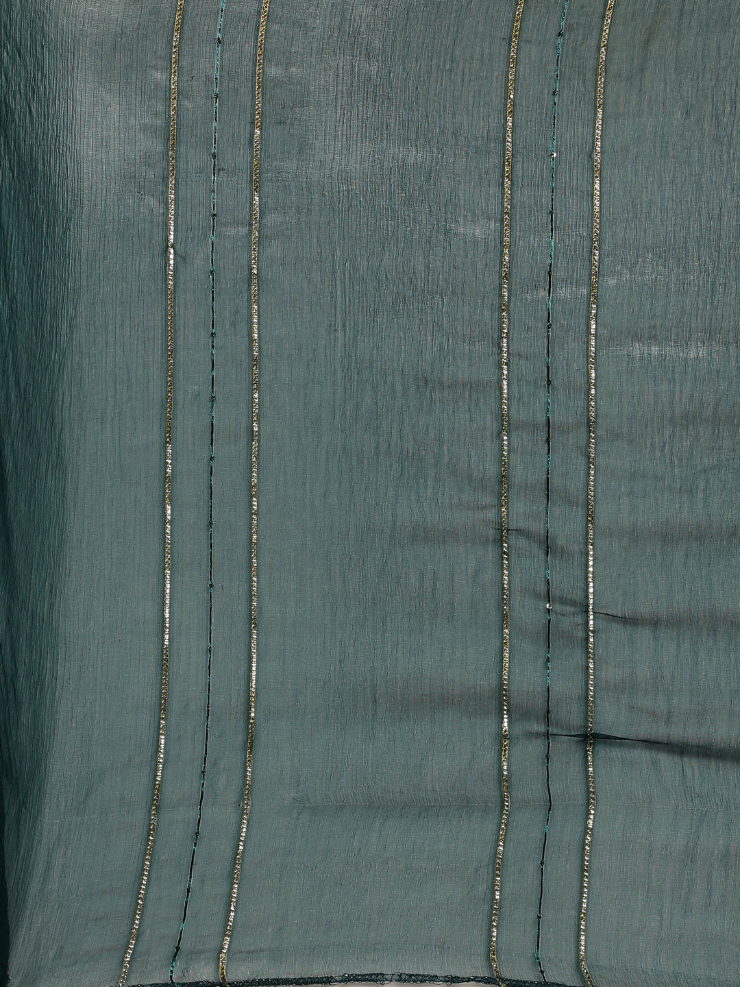 Neerus Green Chinon Printed Suit Set - detail view 4