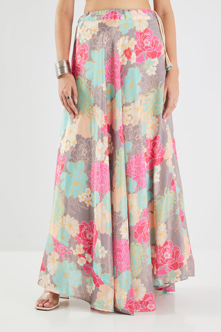 Neerus Green silk embellished lehenga set - detail view 5