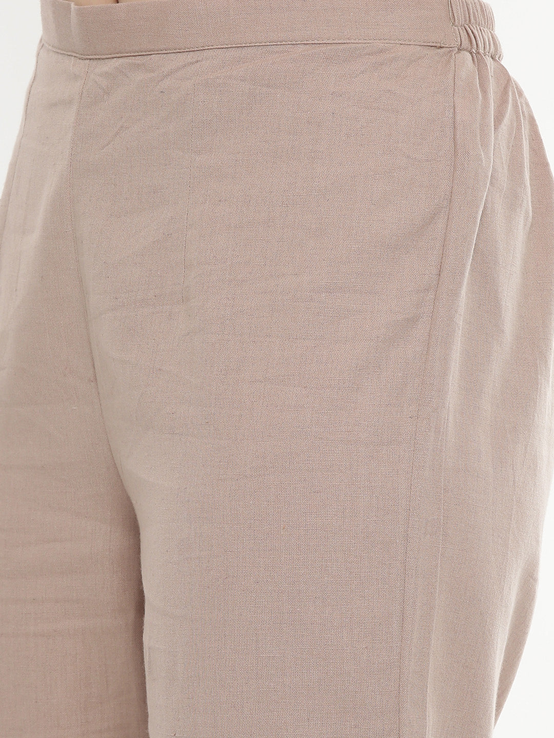 Neerus Purple rayon embroidered straight kurta - detail view 4