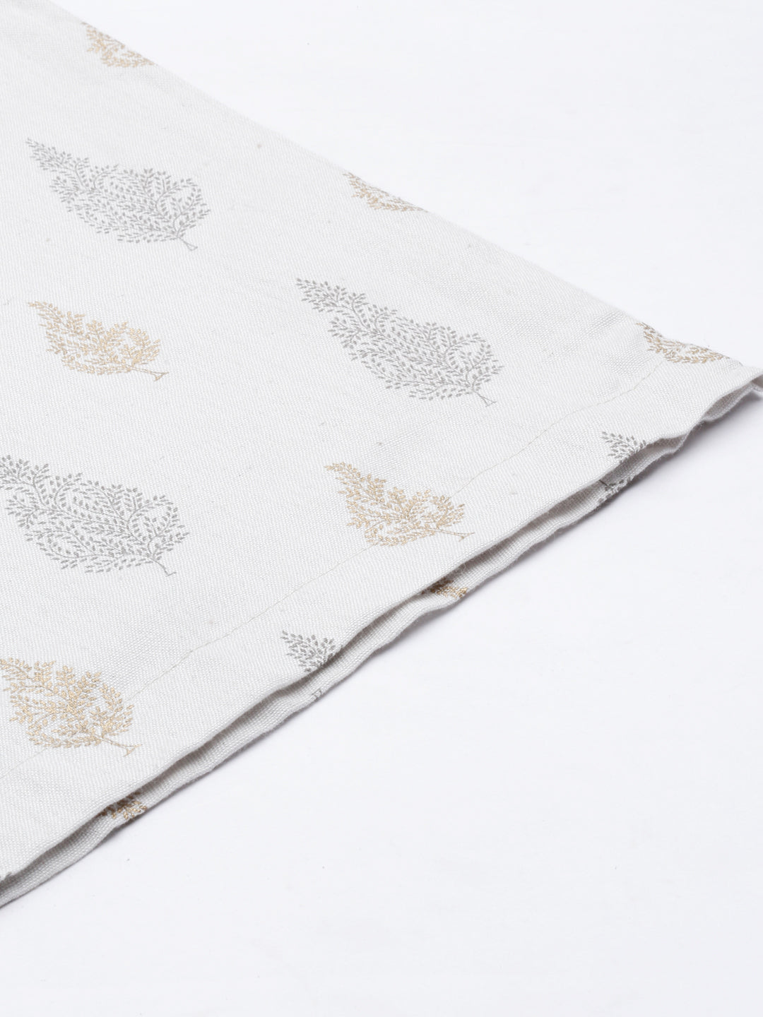 Neerus Grey cotton printed palazzo - detail view 4