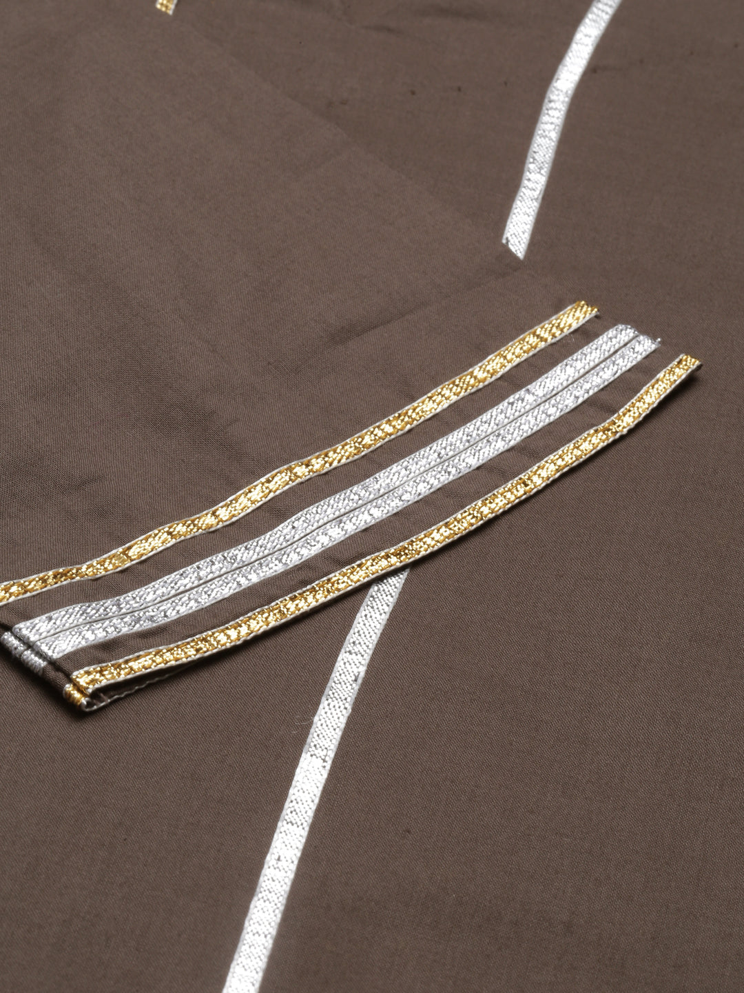 Neerus Green Rayon Solid Kurta Set - detail view 4