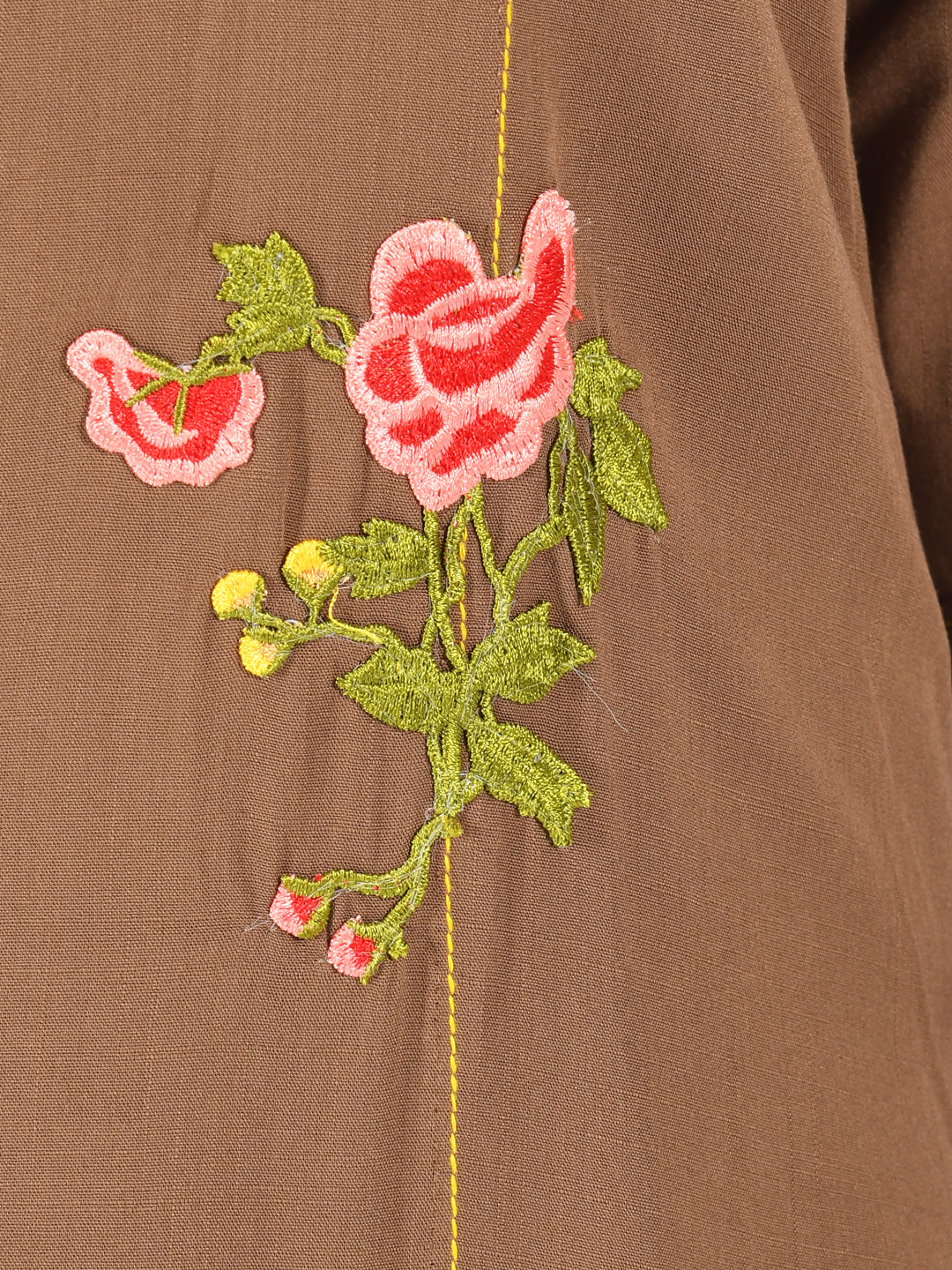 Neerus Pink georgette kurti - detail view 1