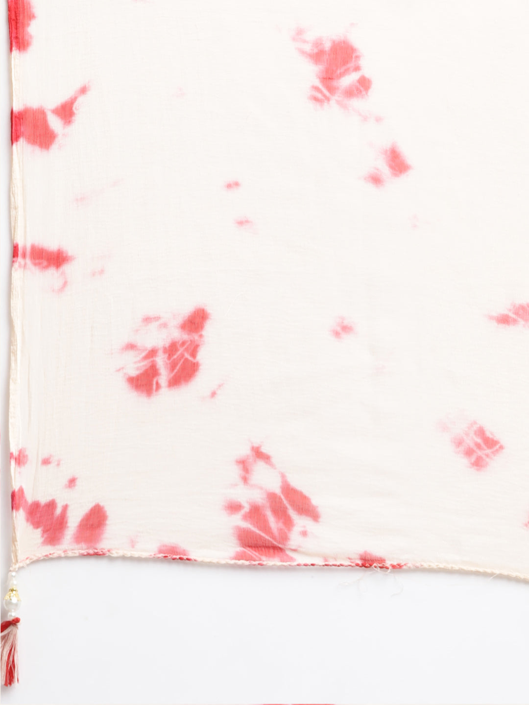 Neerus Beige muslin printed suit set - detail view 4