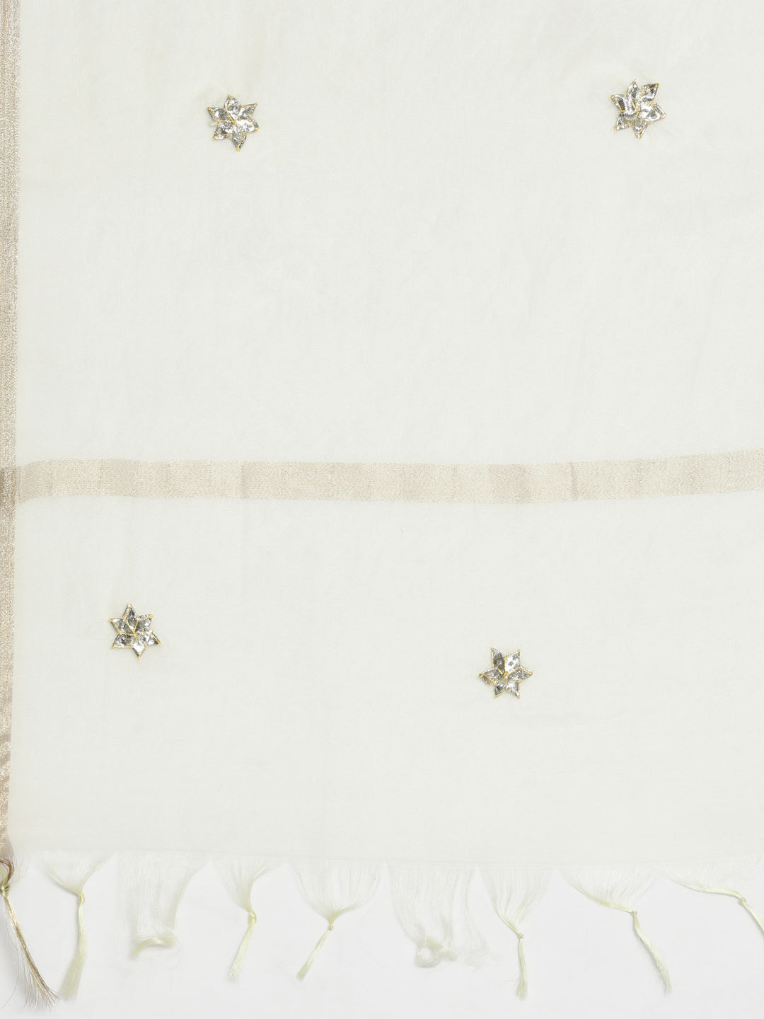 Neerus Yellow Chanderi Cotton Printed Kurta Set - detail view 4