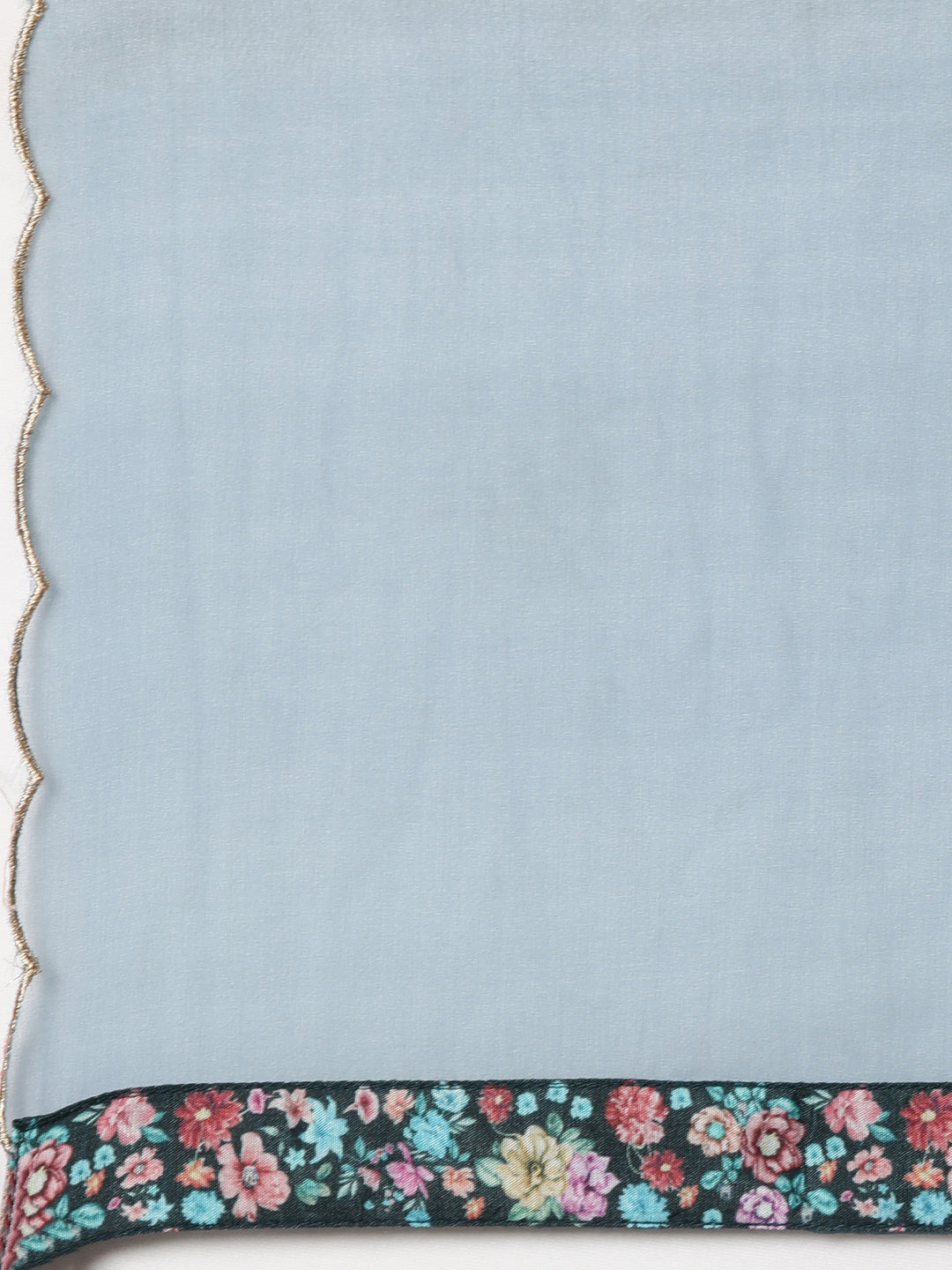 Neerus Green printed floral suit set - detail view 3