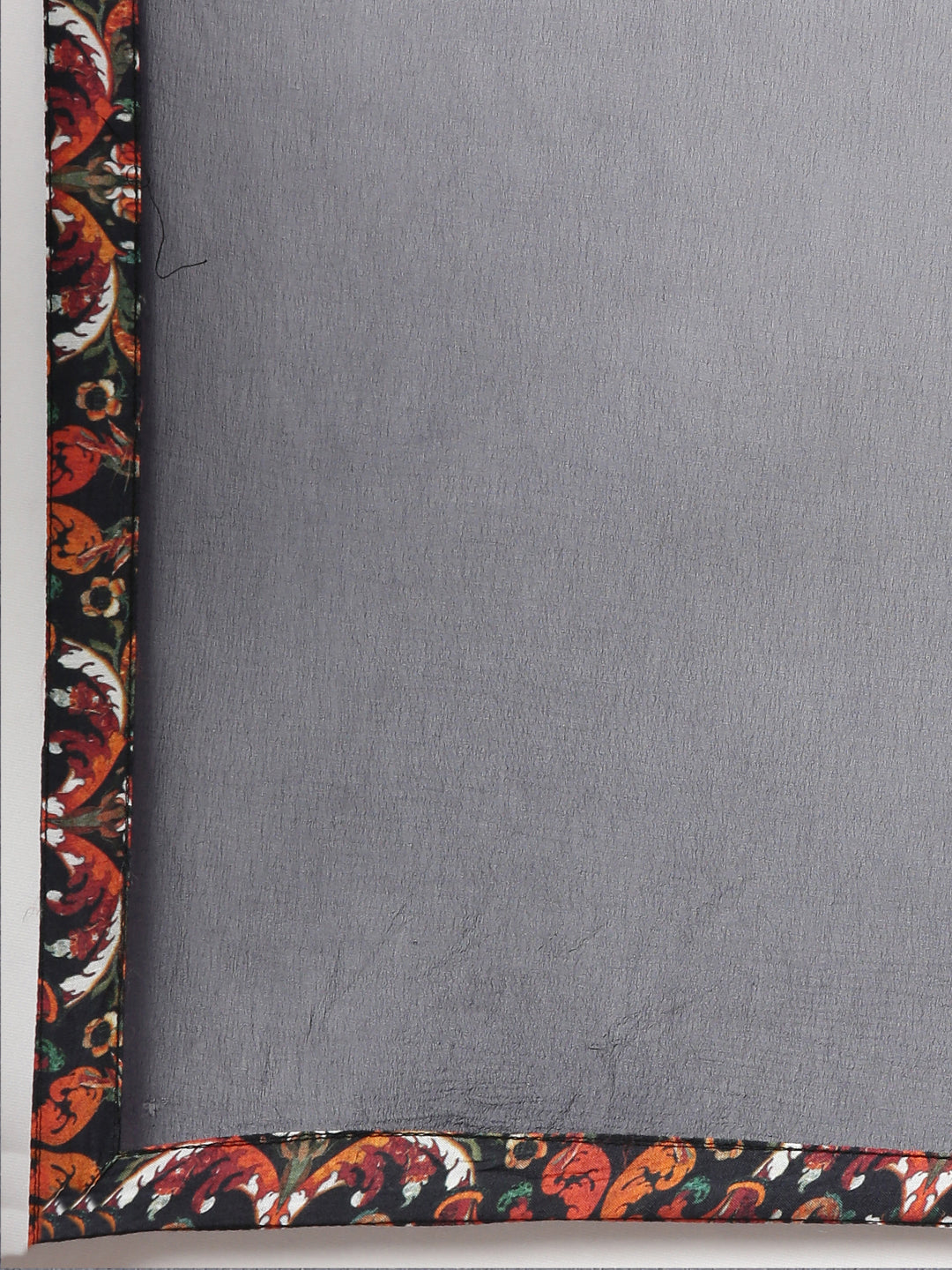Neerus Multi printed straight kurta set with trouser and dupatta - detail view 4