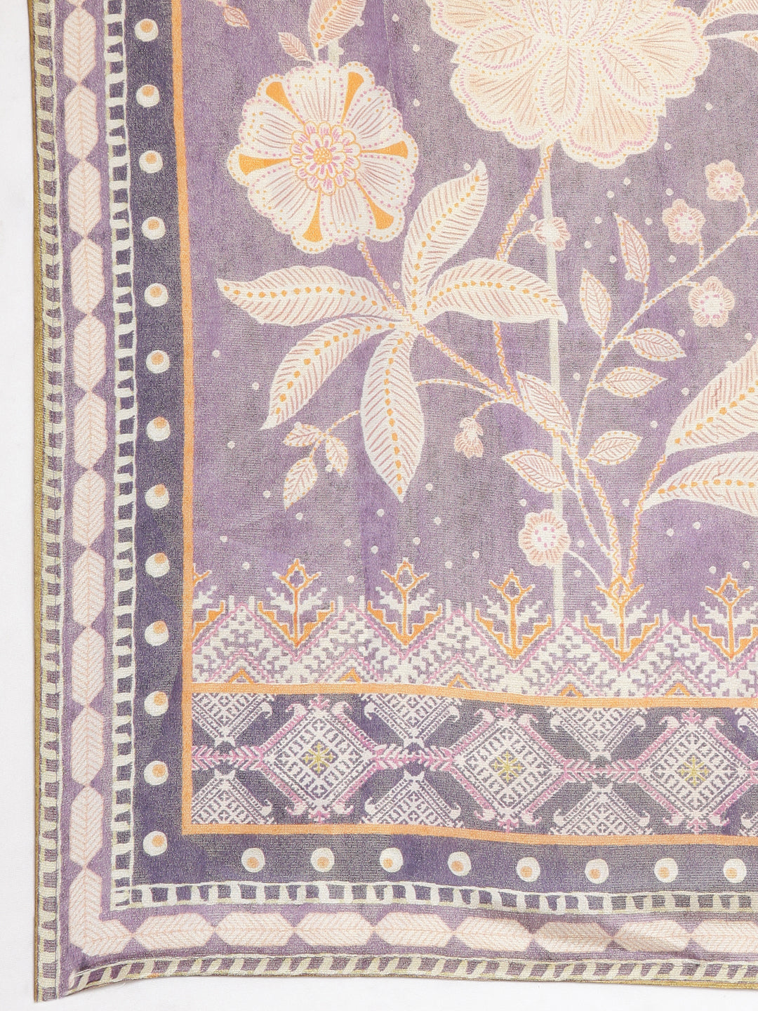Neerus Purple tissue printed suit set - detail view 5