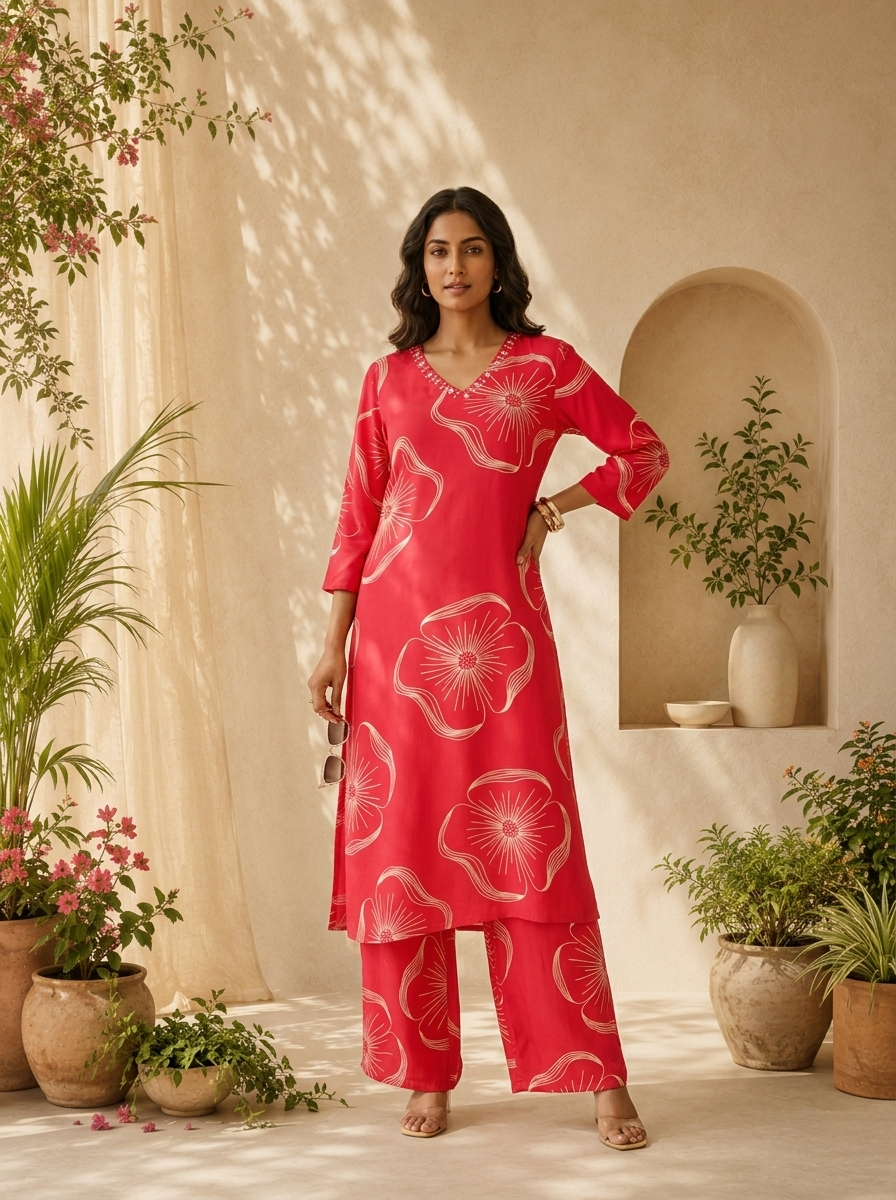 Rani Floral Printed Two Piece Set