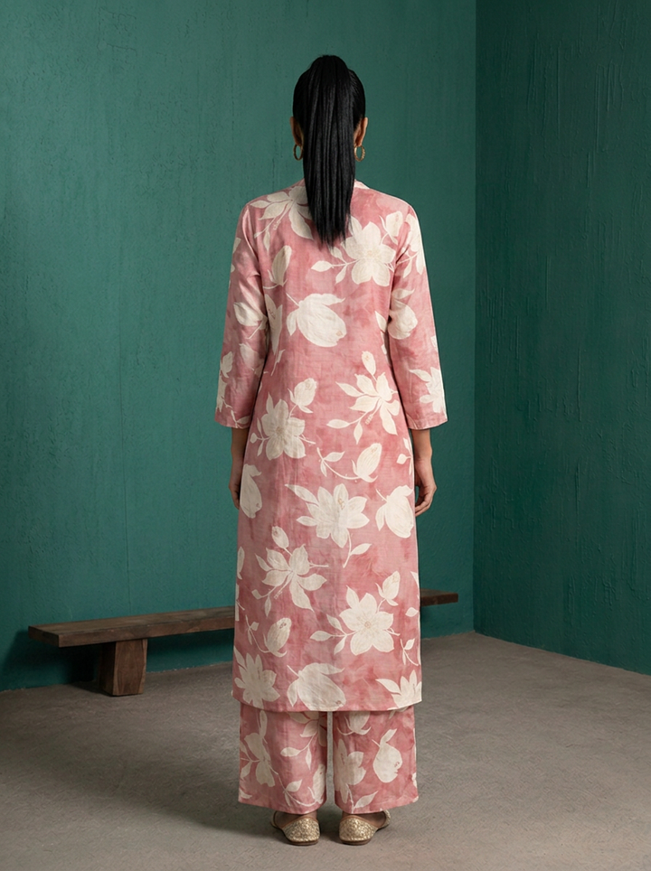 Onion Rayon Large Floral Digital Printed Two Piece Set