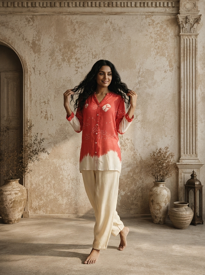 Onion Cotton Dots Printed Top