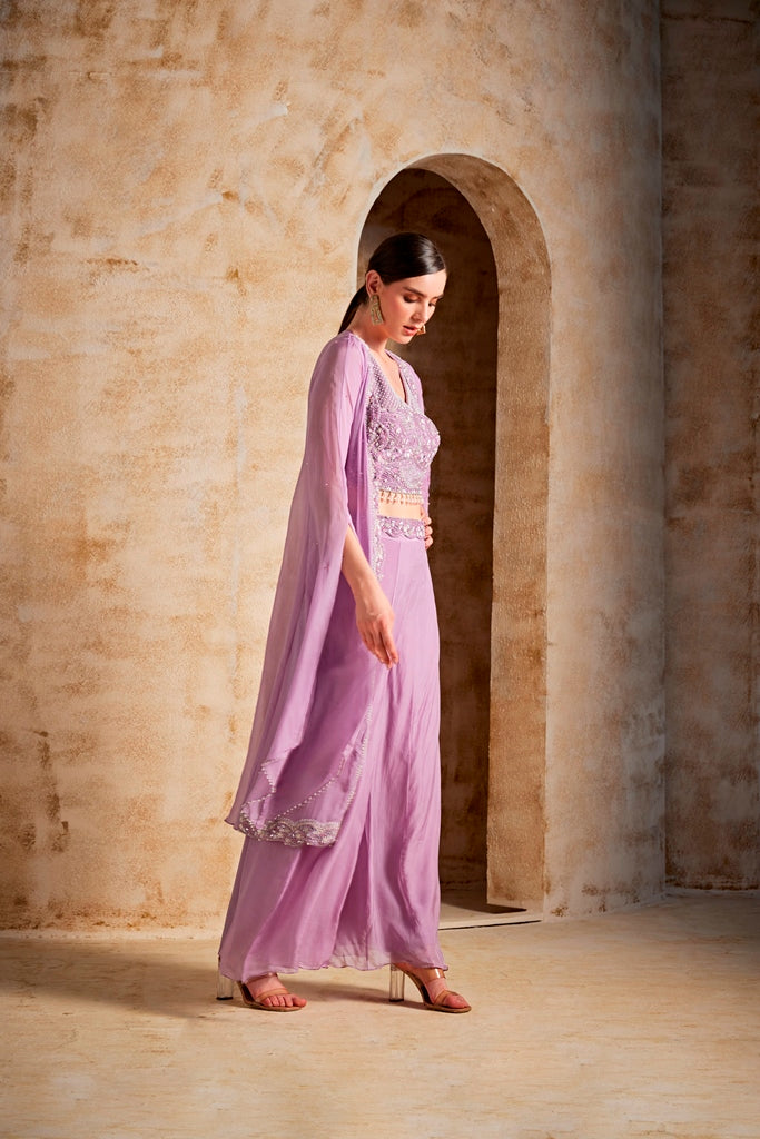 Neerus Purple suit set - detail view 1